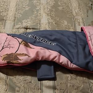 Realtree dog jacket.